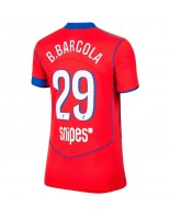 Paris Saint-Germain Bradley Barcola #29 Kolmaspaita Naisten 2025-26 Lyhythihainen